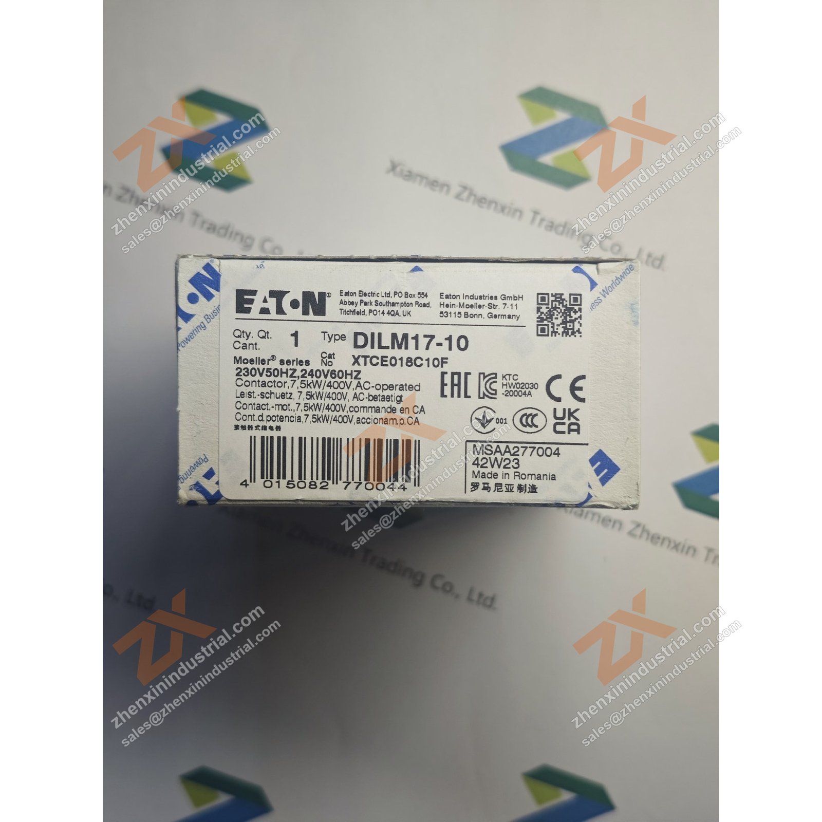 DILM17-10 (230V 50Hz / 240V 60Hz)
