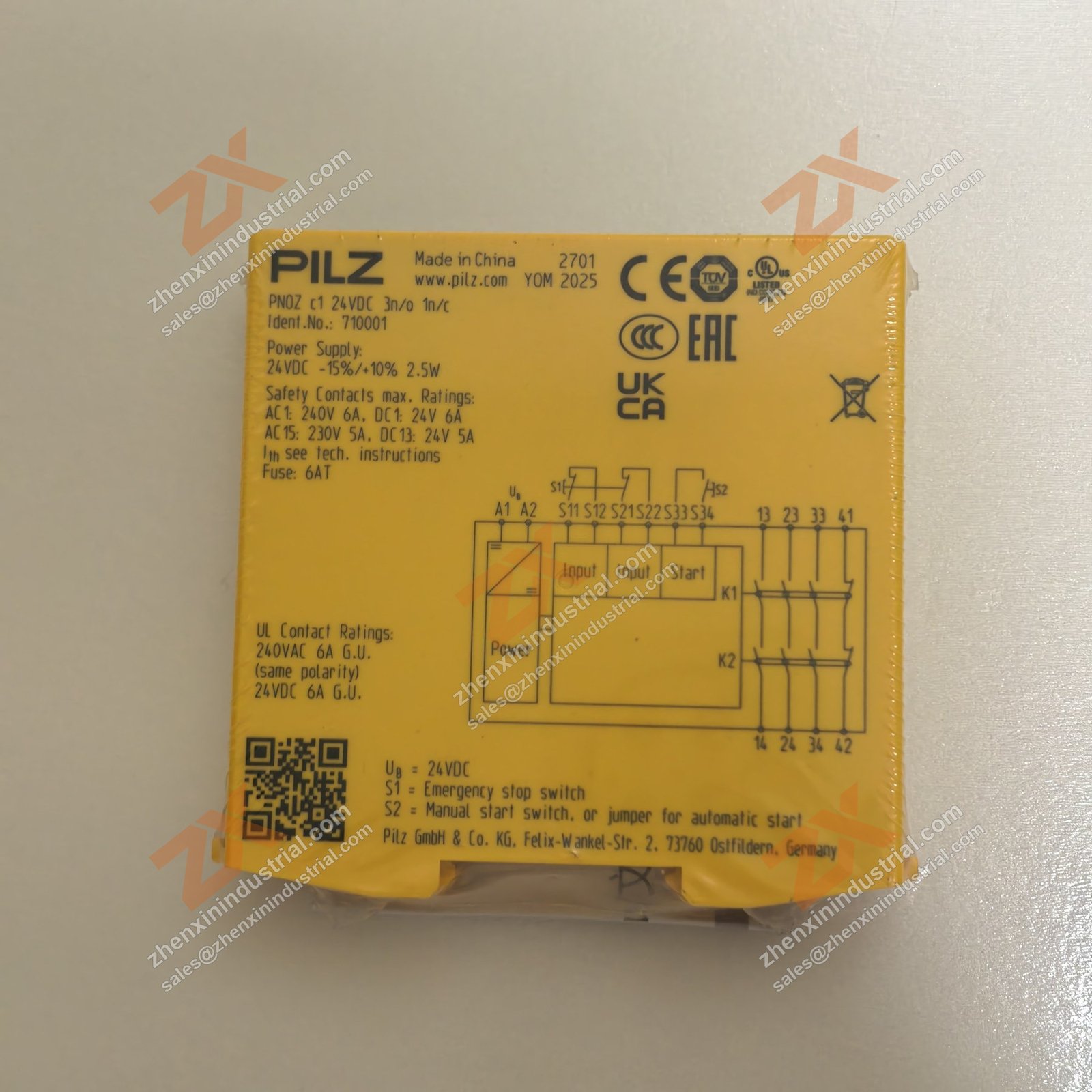 PNOZ c1 24VDC 3n/o 1n/c