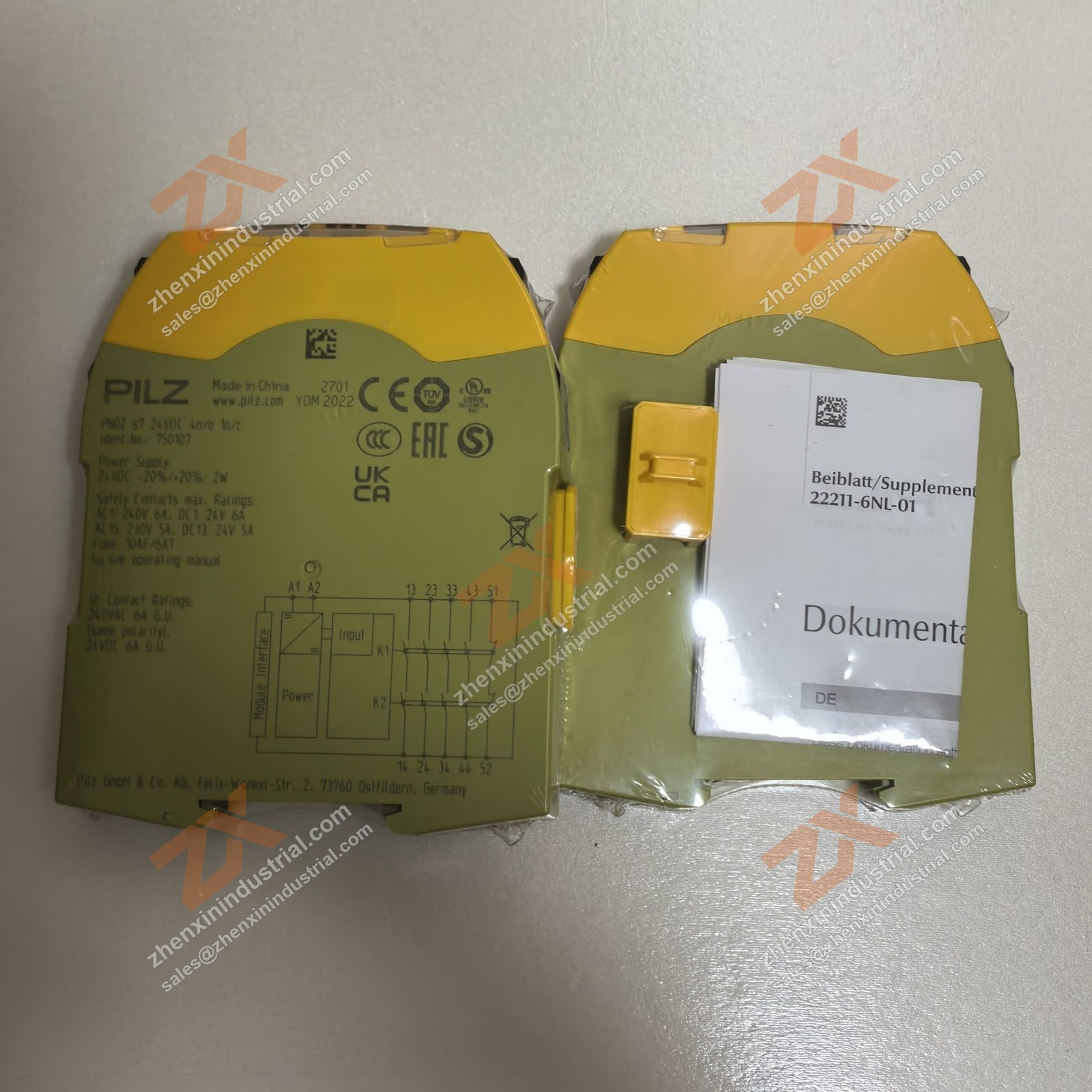 PNOZ s7 24VDC 4n/o 1n/c