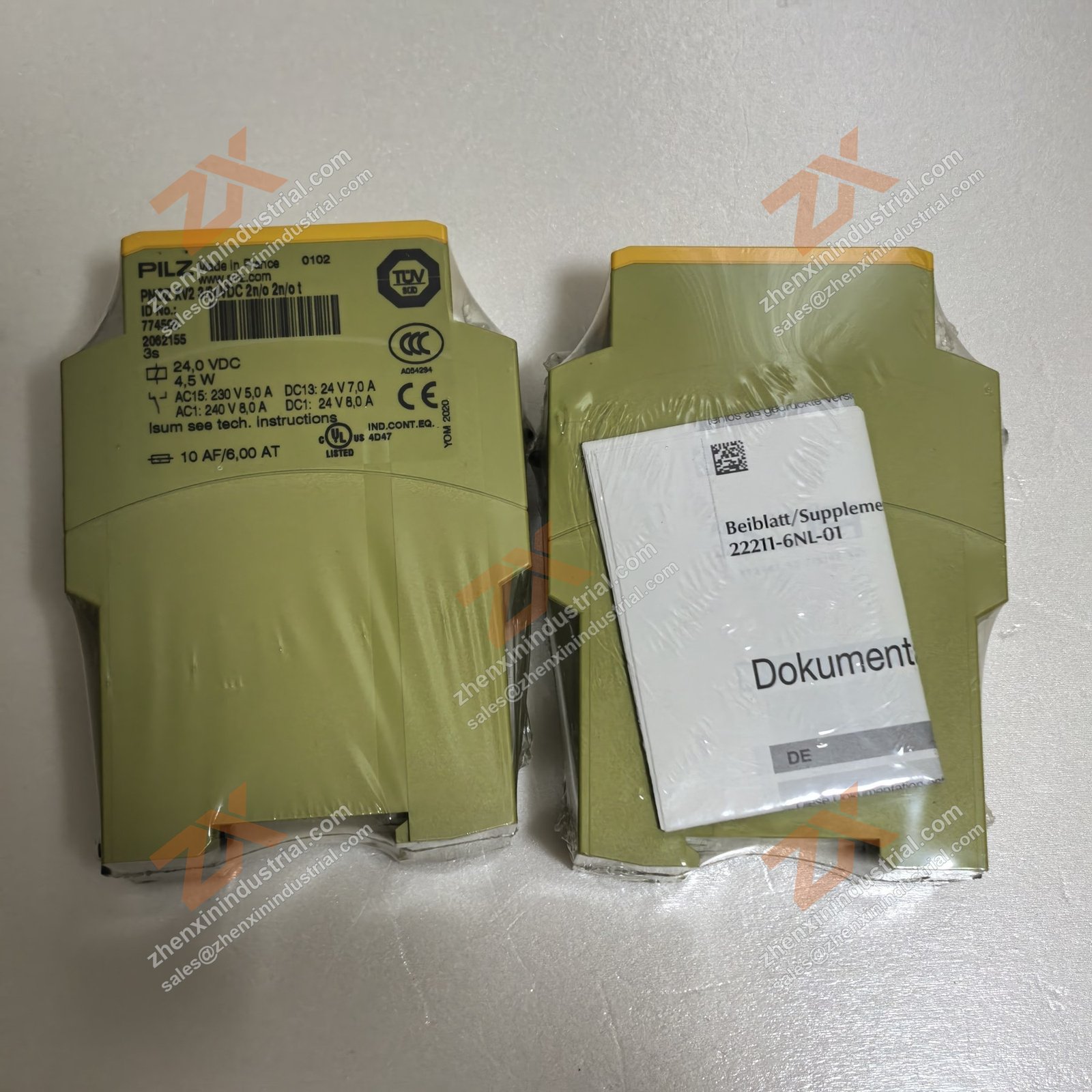 PNOZ XV3 3/24VDC 2n/o 2n/o