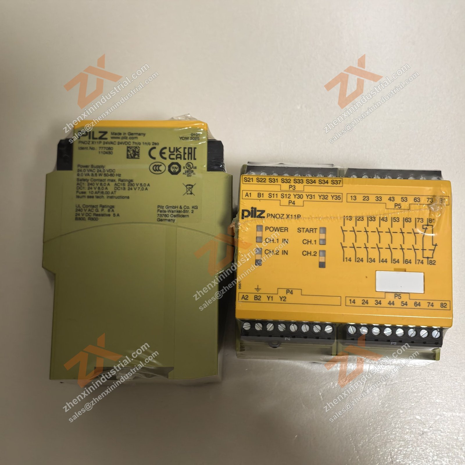 PNOZ X11P 24VAC 24VDC 7n/o 1n/c 2so