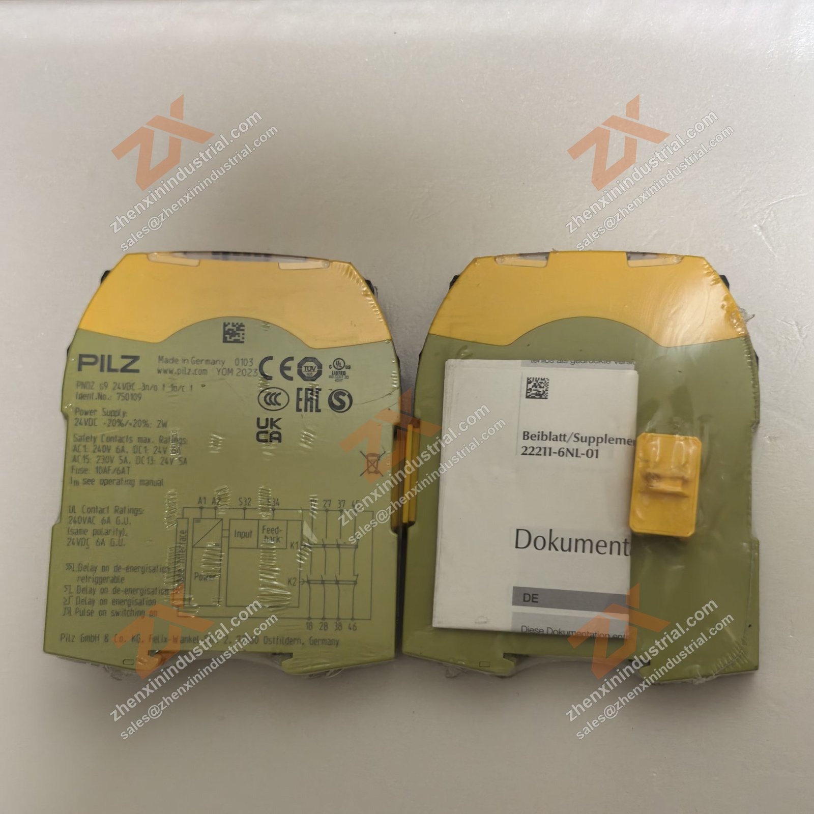 PNOZ s9 24VDC 3n/o 1n/c