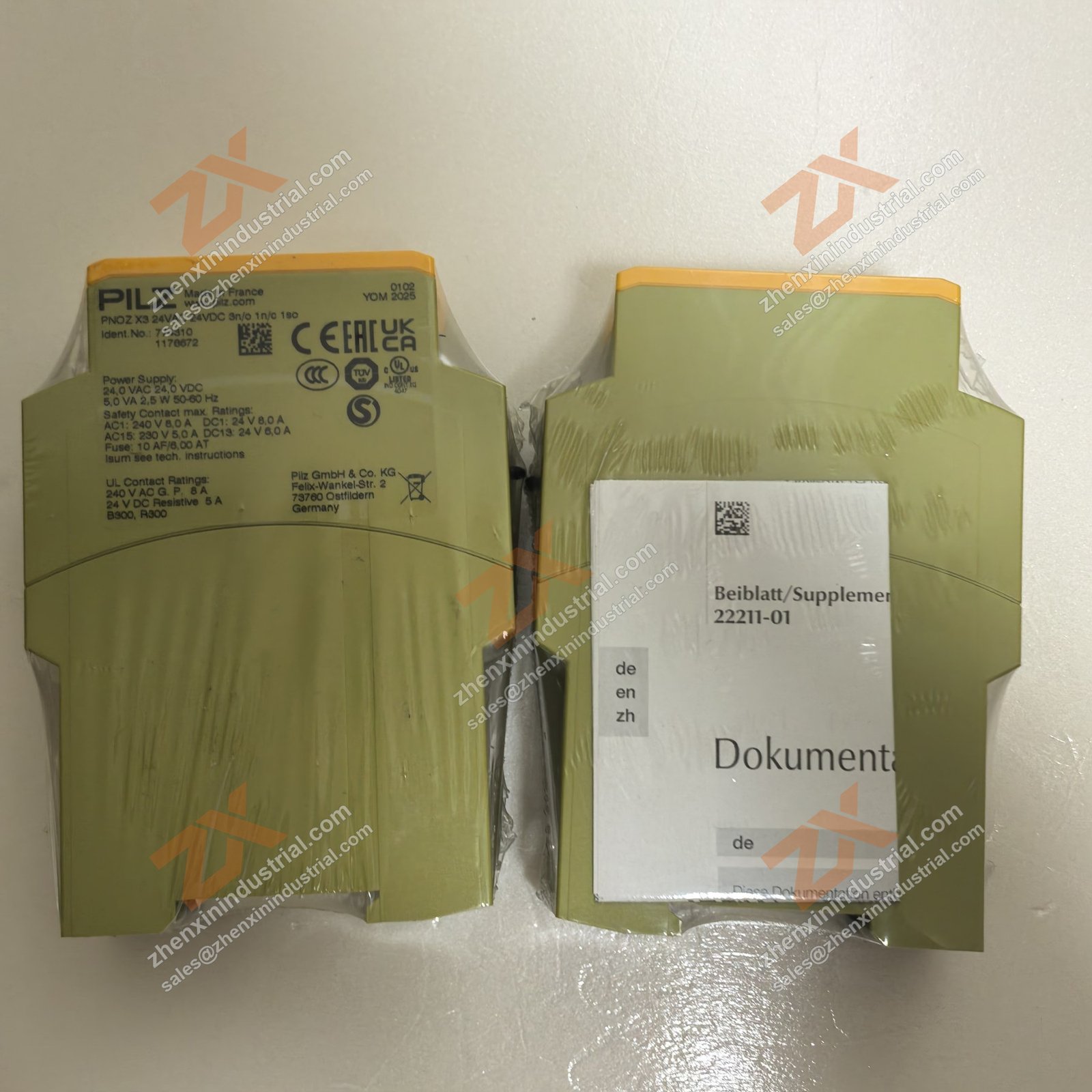 PNOZ X3 24VAC/DC 3n/o 1n/c 1so