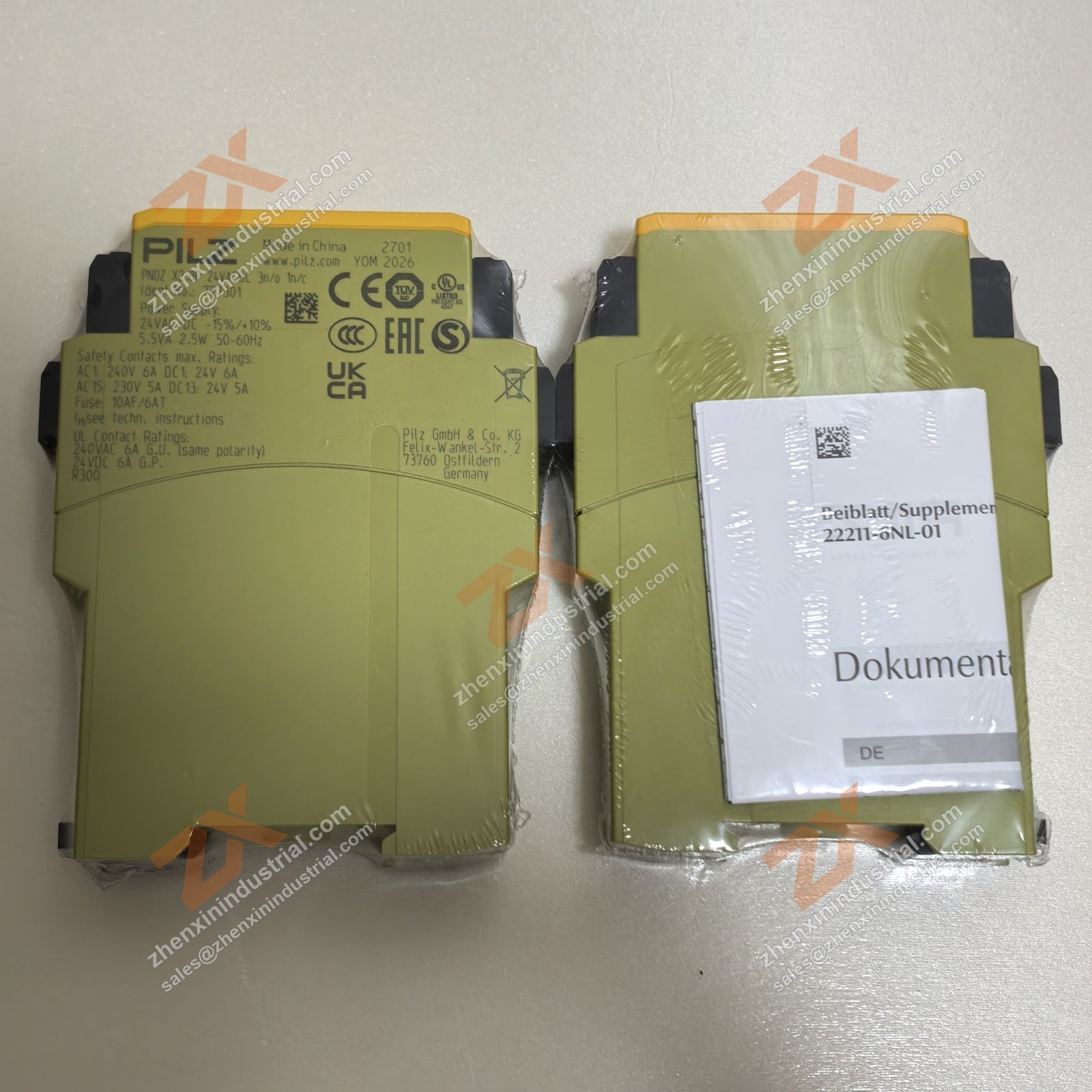 PNOZ X2.8P 24VAC/DC 3n/o 1n/c